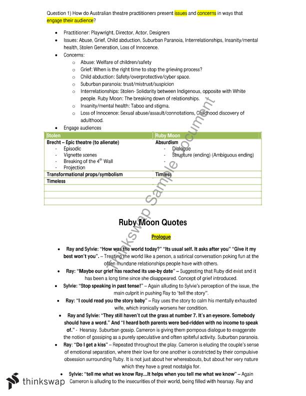 ruby moon essay
